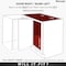 Rev-A-Shelf Steel, Light Brown, 26.4 in W, 26.5 in H, 20.4 in L, Light Brown 53PSPE3-15SC-MP - alternate 2